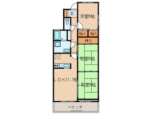 東綜ハンズマンション丹陽の物件間取画像